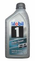 Масло моторное синтетическое Mobil TURBO DIESEL 0W-40, 1л, 151045