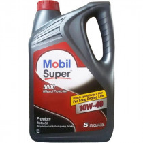 Mobil (usa) Масло моторное полусинтетичесское Mobil Super 5000 10W-40 4.730л. 98LL19