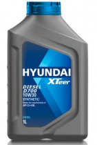 Масло моторное полусинтетическое Hyundai/Kia 10W-30 Xteer Diesel D700 CI-4/SL, 1л 1011014