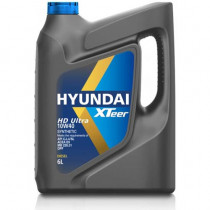 Масло моторное синтетическое Hyundai/Kia 10W-40 Xteer Diesel Ultra HD СJ-4/SL, 6л, 1061004