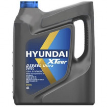 Масло моторное синтетическое Hyundai/Kia 5W-30 Xteer Diesel Ultra SN/CF, 4л, 1041222