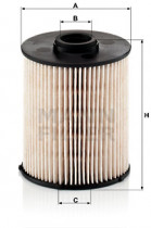 Топливный фильтр MANN-FILTER PU 839 X