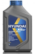 Масло моторное синтетическое Hyundai/Kia 5W-30 Xteer Diesel Ultra SN/CF, 1л, 1011003