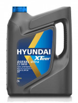 Масло моторное синтетическое Hyundai/Kia 5W-30 Xteer Diesel Ultra SN3/C3, 5л, 1051224