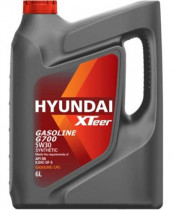 Масло моторное полусинтетическое Hyundai/Kia 5W-30 Xteer Gasoline G700 SN/GF-5, 6л, 1061135