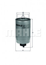 Топливный фильтр MAHLE KC 140