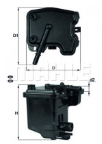 Топливный фильтр MAHLE KL 431D