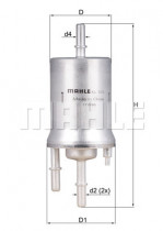 Топливный фильтр MAHLE KL 572