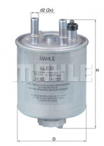 Топливный фильтр MAHLE KL 638