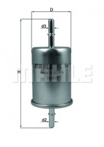 Топливный фильтр MAHLE KL 84