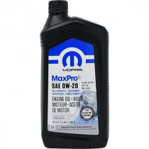 Масло моторное синтетичесское Mopar MaxPro Plus GF-6A 0W-20 0,946л. 68523994AA