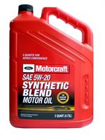 Motorcraft Масло моторное полусинтетическое Premium Synthetic Blend Motor Oil 5W-20, 5л