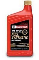 Motorcraft Масло моторное синтетическое Full Synthetic Motor Oil 5W-20, 1л
