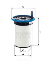 Топливный фильтр MANN-FILTER PU 7005