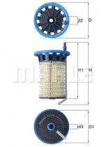Топливный фильтр MAHLE KX 515