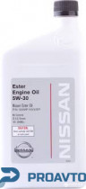 Масло моторное Nissan Ester Engine Oil 5W-30, 0.946л, 999MP5W30EP