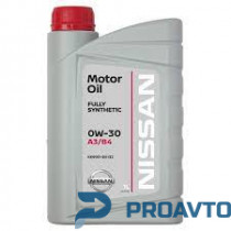 Масло моторное синтетическое Nissan Motor Oil 0W-30, 1л, KE90090132