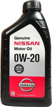 Масло моторное синтетичесское Nissan Motor Oil 0W-20, 0.946 л. 999PK00W20IN