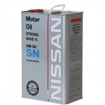 Масло моторное синтетическое NISSAN SN Strong Save X 5W-30 4л KLAN505304