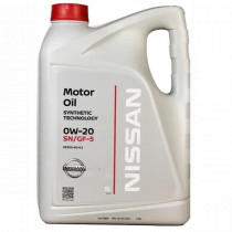 Масло моторное синтетическое Nissan Motor Oil 0W-20 5л. KE90090143