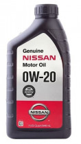 Масло моторное синтетичесское Nissan Genuine Motor Oil 0W-20 946мл 999PK00W20IN