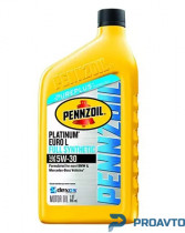 Масло моторное Pennzoil Platinum Euro L 5W-30, 0.946 л., 550051126