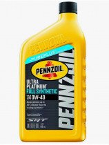 Моторное масло Pennzoil Ultra Platinum Full Synthetic Engine Oil 5W-20, 0,946 л 550040863