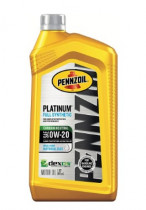 Моторное масло Pennzoil Platinum Engine Oil Full Synthetic 0W-20, 0,946 л 550036541