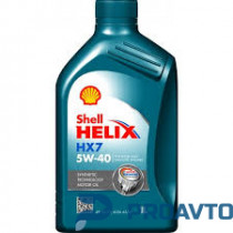 Масло моторное полусинтетическое Shell Helix HX7 5W-40, 1л