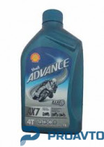 Масло моторное полусинтетическое Shell Advance 4T AX7 15W-50, 1л