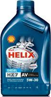 Масло моторное полусинтетическое Shell Helix Diesel HX7 AV 5W-30, 1л