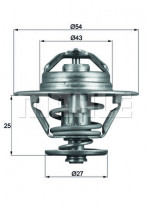Термостат MAHLE TX9383D