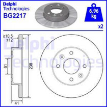 Тормозной диск DELPHI BG2217
