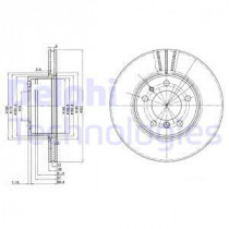 Тормозной диск DELPHI BG2433