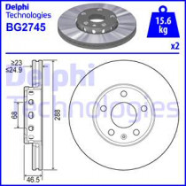 Тормозной диск DELPHI BG2745