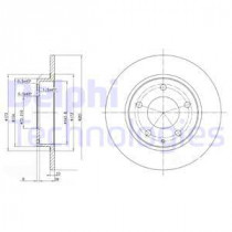 Тормозной диск DELPHI BG2806