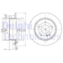 Тормозной диск DELPHI BG2761