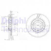 Тормозной диск DELPHI BG3695