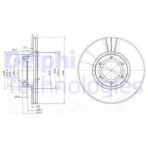 Тормозной диск DELPHI BG3553