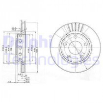 Тормозной диск DELPHI BG3785