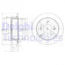 Тормозной диск DELPHI BG3799