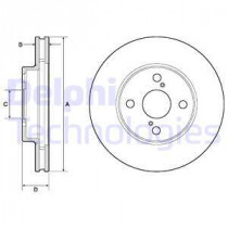 Тормозной диск DELPHI BG3734