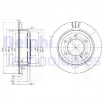 Тормозной диск DELPHI BG3813