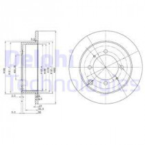 Тормозной диск DELPHI BG3400