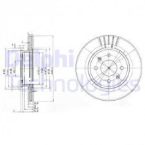 Тормозной диск DELPHI BG3934