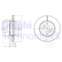 Тормозной диск DELPHI BG4053