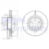Тормозной диск DELPHI BG3939