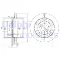 Тормозной диск DELPHI BG4030