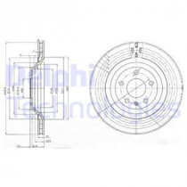 Тормозной диск DELPHI BG3991