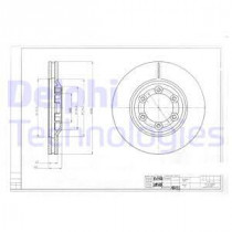 Тормозной диск DELPHI BG4175